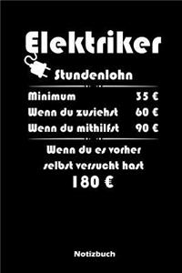 Elektriker Stundenlohn