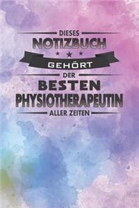 Dieses Notizbuch Gehört Der Besten Physiotherapeutin Aller Zeiten