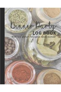 Dinner Party Log Book