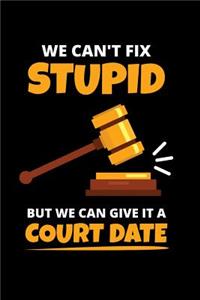 We Can't Fix Stupid But We Can Give It A Court Date
