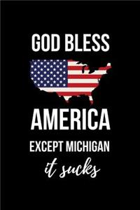 God Bless America Except Michigan it Sucks