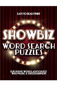 Showbiz Word Search Puzzle