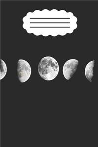 Astronomy Moon Notebook
