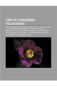 1994 in Canadian Television