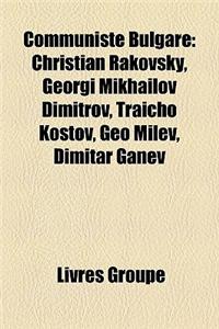 Communiste Bulgare