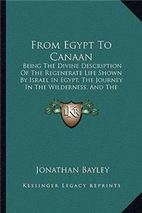 From Egypt to Canaan