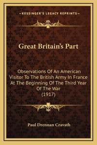 Great Britain's Part