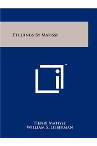 Etchings By Matisse