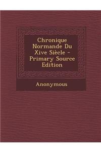 Chronique Normande Du Xive Siècle