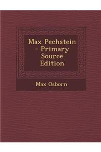 Max Pechstein