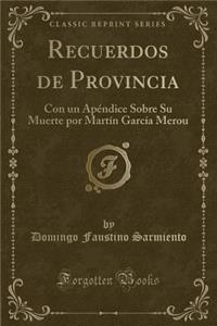 Recuerdos de Provincia