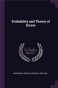 Probability and Theory of Errors