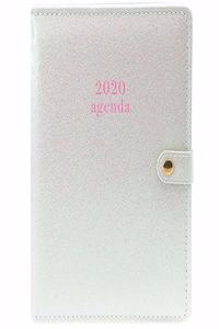 WHITE GLITTER 2020 OH SNAP PLANNER