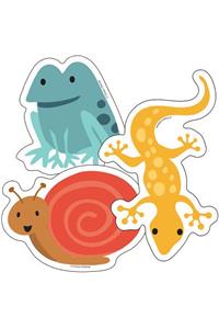 Nature Explorers Frogs, Lizards & Snails Cut-Outs