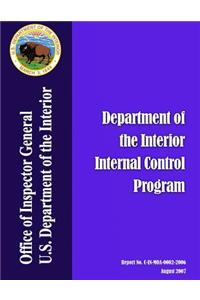 Audit Report: Department of the Interior Internal Control Program