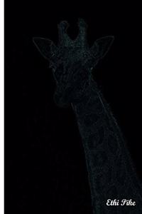 Ethi Pike - Glowing Giraffe Notebook / Extended Lines / Soft Matte Cover