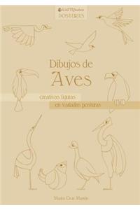 Dibujos de Aves: Creativas Figuras En Variadas Posturas