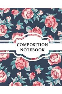 Composition Notebook: Vintage Design Notebook for Study - The Best Size to Take Notes