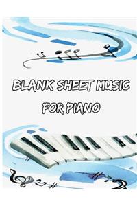 Blank Sheet Music For Piano