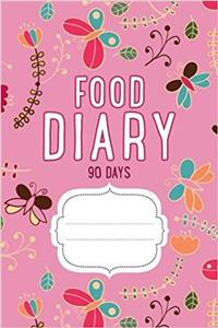 Food Diary 90 Days Journal Pink