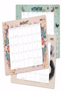 Papaya 2021 - 2022 Desk Pad Calendar