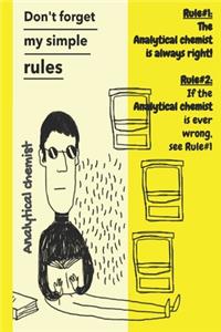 Analytical chemist Rules