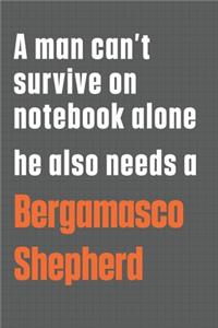A man can't survive on notebook alone he also needs a Bergamasco Shepherd