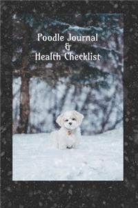 Poodle Journal And Health Checklist
