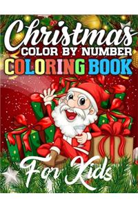 Christmas Color By Number Coloring Book for Kids