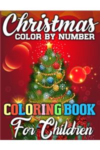Christmas Color By Number Coloring Book for Children