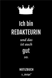 Notizbuch für Redakteure / Redakteur / Redakteurin