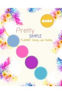 2020 Pretty Simple Planner Weekly and Monthly