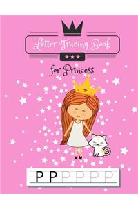 Letter Tracing Book for Princess