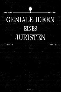 Geniale Ideen eines Juristen Notizbuch