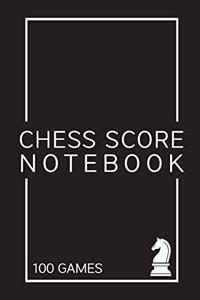 Chess Score Notebook 100 Games