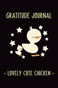 Lovely Cute Chicken Gratitude and Affirmation Journal Kids