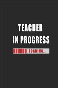 Teacher in progress Notebook