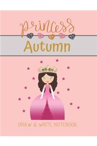 Princess Autumn Draw & Write Notebook