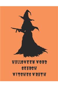 Halloween Word Search Witches Wrath