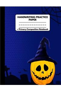 Handwriting Practice Paper Primary Composition Notebook