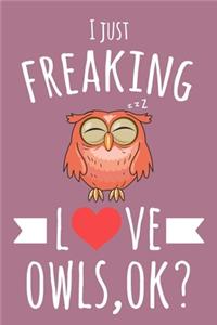 I Just Freaking Love Owls, OK?