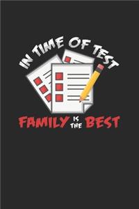 In time of test family is the best