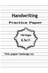 Handwriting Practice Paper