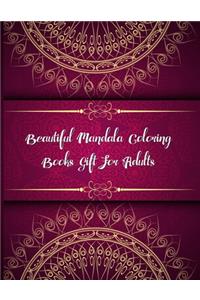 Beautiful Mandala Coloring Books Gift For Adults