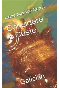 Considere o Custo