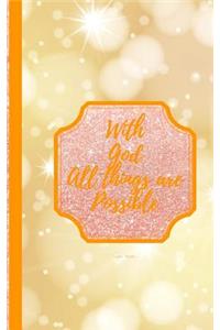 With God All Things Are Possible- Lights Nordic