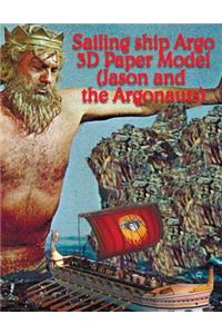 Sailing ship Argo 3D Paper Model (Jason and the Argonauts)
