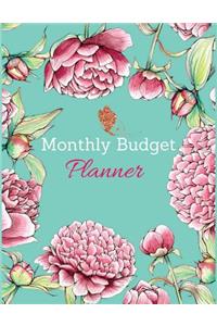 Monthly Budget Planner: Cute Pink Floral: Weekly Expense Tracker Bill Organizer Notebook Business Money Personal Finance Journal Planning Workbook size 8.5x11 Inches, Finan