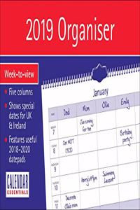 ESSENTIAL FAMILY ORGANISER WTV P A4 2019