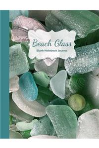 Beach Glass, Sea Glass & Beach Vibes- Blank Notebook Journal